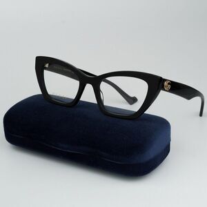 NEW Gucci GG1334O 001 Black Square Women Eyeglasses GG 1334O